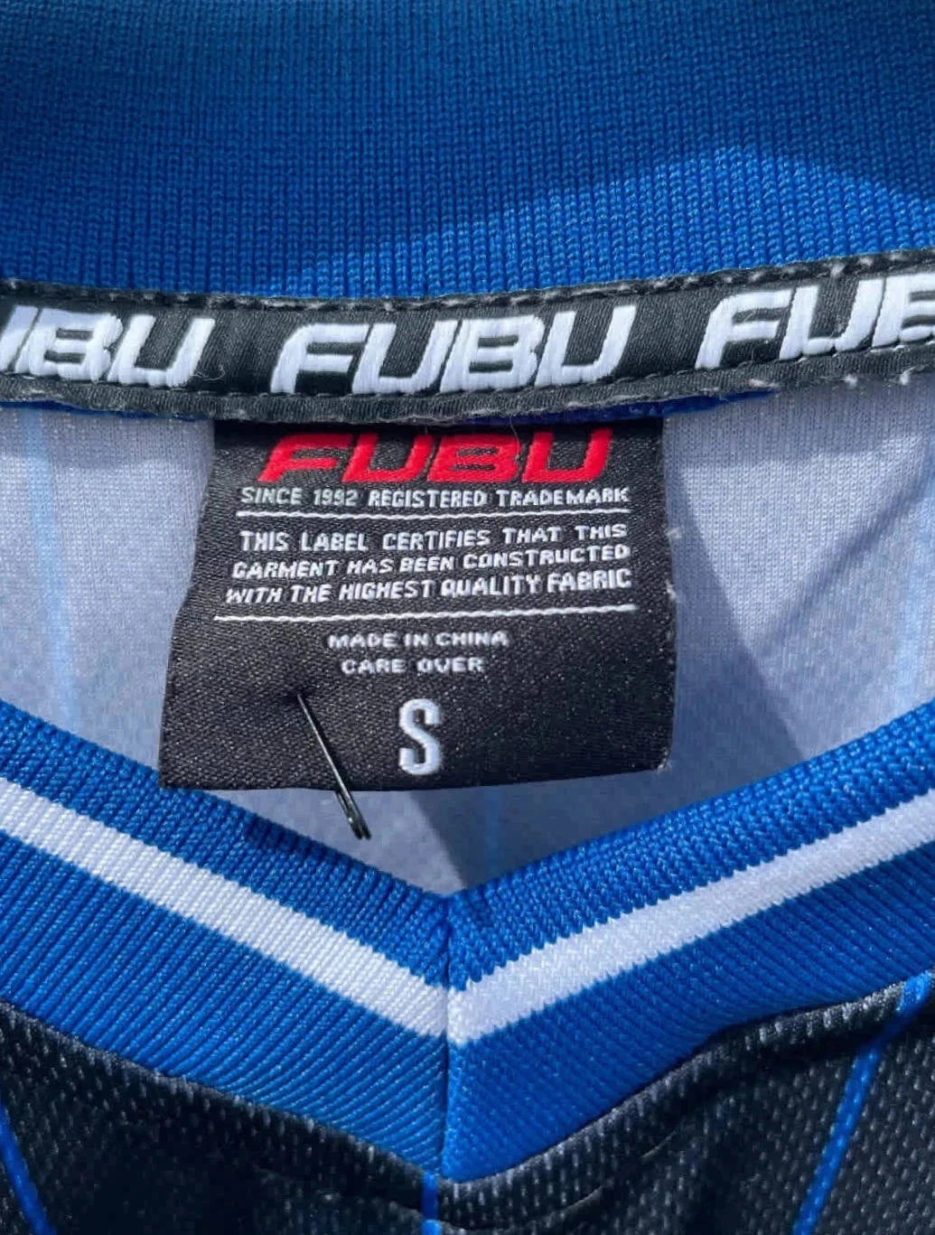 Fubu Baseball Harlem New York city vintage fully embroided jersey Mens M – photo 8